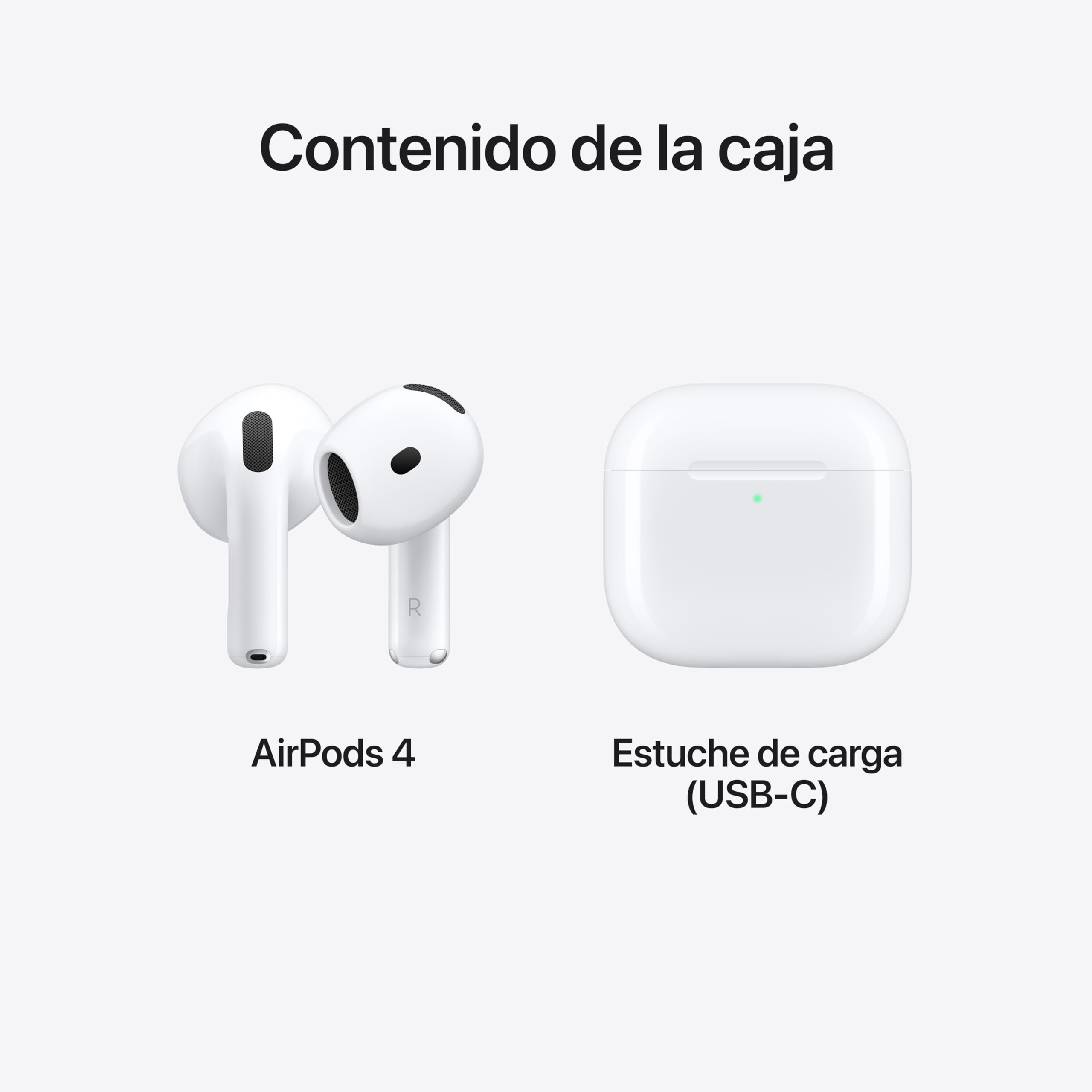 Apple AirPods 4 — Auriculares Bluetooth inalámbricos con Audio Espacial Personalizado
