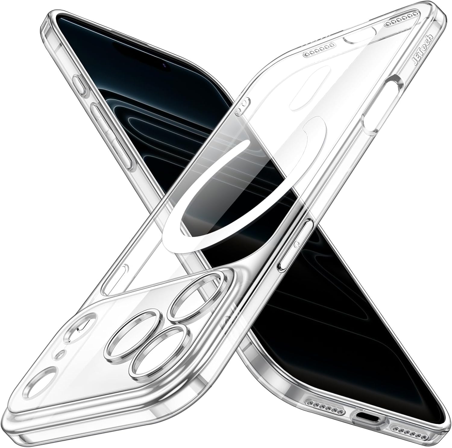 Coque MagSafe iPhone 17 — JETech Slim, ultra-fine, protection caméra